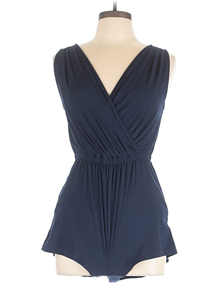 Pre-owned Bb Dakota By Steve Madden Romper In Blue