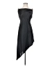 Bebe 100% Polyester Solid Black Cocktail Dress Size S - photo 1