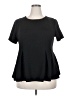ELOQUII Black Short Sleeve Top Size 20 Plus - photo 1