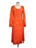 Altuzarra 100% Silk Paisley Orange Casual Dress Size EU 42 / US 12 - photo 1