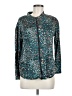 Christopher & Banks Print Teal Jacket Size M - photo 1