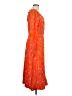 Altuzarra 100% Silk Paisley Orange Casual Dress Size EU 42 / US 12 - photo 4