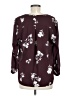 Collective Concepts 100% Polyester Burgundy 3/4 Sleeve Blouse Size M - photo 2
