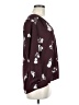 Collective Concepts 100% Polyester Burgundy 3/4 Sleeve Blouse Size M - photo 4