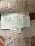 Notes Du Nord Plaid Tan Pullover Sweater Size M - photo 7