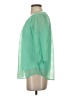 Francesca's 100% Polyester Green 3/4 Sleeve Blouse Size S - photo 5