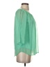 Francesca's 100% Polyester Green 3/4 Sleeve Blouse Size S - photo 4