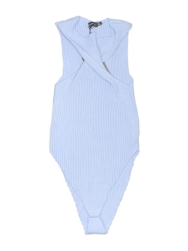 Prettylittlething Bodysuit In Blue