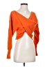AMUR 100% Wool Orange Wool Cardigan Size S - photo 1