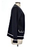 Doncaster Collection Blue Silk Blazer Size L - photo 4