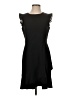 Ann Taylor LOFT Solid Black Cocktail Dress Size 4 Petite - photo 1