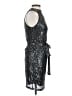 Shein 100% Polyester Metallic Silver Cocktail Dress Size 4 - photo 4