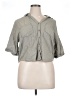 Thread & Supply Gray 3/4 Sleeve Button-Down Shirt Size XL - photo 1