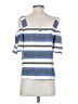 Lucky Brand Blue Short Sleeve Top Size S - photo 2