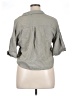 Thread & Supply Gray 3/4 Sleeve Button-Down Shirt Size XL - photo 2