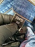 PRPS Chevron-herringbone Blue Jeans Size 30 waist - photo 8