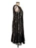 Sandra Darren Metallic Black Cocktail Dress Size 10 - photo 4