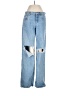 MNG Graphic Blue Jeans Size 4 - photo 1