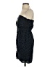 BCBGeneration 100% Rayon Polka Dots Blue Cocktail Dress Size 0 - photo 5
