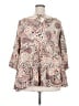Torrid 100% Rayon Ivory 3/4 Sleeve Blouse Size 2X Plus (2) - photo 2