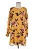 Maurices 100% Polyester Floral Yellow Casual Dress Size M - photo 1