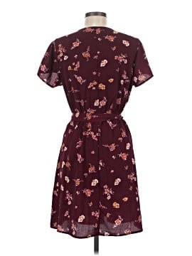 xhilaration burgundy dress Lace Cocktail Dress A-Line Square Neckline Burgundy High-low Sleeveless