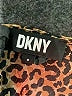 DKNY Animal Print Brown Long Sleeve Blouse Size M - photo 7