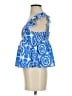 Shein Blue Sleeveless Blouse Size 2 - photo 5