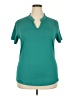 Yest 100% Polyester Teal Short Sleeve Polo Size XXL - photo 1