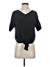 Everlane 100% Cupro Black Short Sleeve Top Size 2 - photo 1