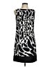 AB Studio Graphic Black Cocktail Dress Size 8 - photo 1
