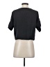 Everlane 100% Cupro Black Short Sleeve Top Size 2 - photo 2