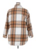 Shein Curve 100% Polyester Plaid Brown Coat Size 2X - photo 2