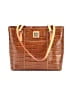 Dooney & Bourke Brown Tan Leather Tote One size - photo 1