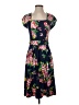 Lands' End Floral Blue Casual Dress Size XS - photo 1