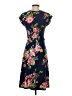 Lands' End Floral Blue Casual Dress Size XS - photo 2