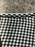 Unbranded Checkered-gingham Black Short Sleeve Blouse Size XL (estimated) - photo 7