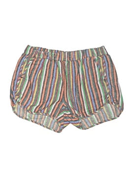 Madewell Pull-On Shorts in Rainbow Stripe (view 1)