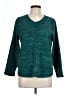 St. John's Bay 100% Polyester Teal Pullover Sweater Size L (petite) - photo 1