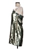Maeve Metallic Silver Cocktail Dress Size 14 - photo 5