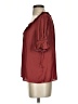 J.Crew 100% Polyester Burgundy Short Sleeve Blouse Size S - photo 5
