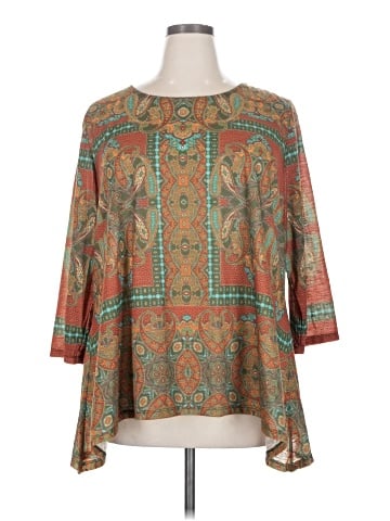 Ruby Rd. 3/4 Sleeve Blouse (view 1)