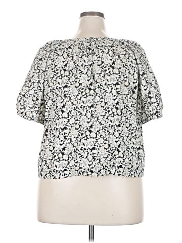 Ann Taylor Factory Short Sleeve Blouse (view 2)