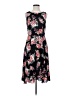 Elle 100% Polyester Floral Black Casual Dress Size 4 - photo 1