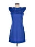 Antonio Melani 100% Polyester Solid Blue Casual Dress Size 2 - photo 1