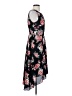 Elle 100% Polyester Floral Black Casual Dress Size 4 - photo 4