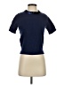 Ann Taylor Blue Short Sleeve Turtleneck Size S - photo 1