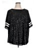 Torrid Stars Black Short Sleeve Top Size 2X Plus (2) - photo 1