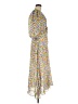 Nicholas 100% Viscose Floral Yellow Casual Dress Size 6 - photo 4