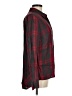 CAbi 100% Rayon Plaid Red Long Sleeve Button-Down Shirt Size M - photo 4